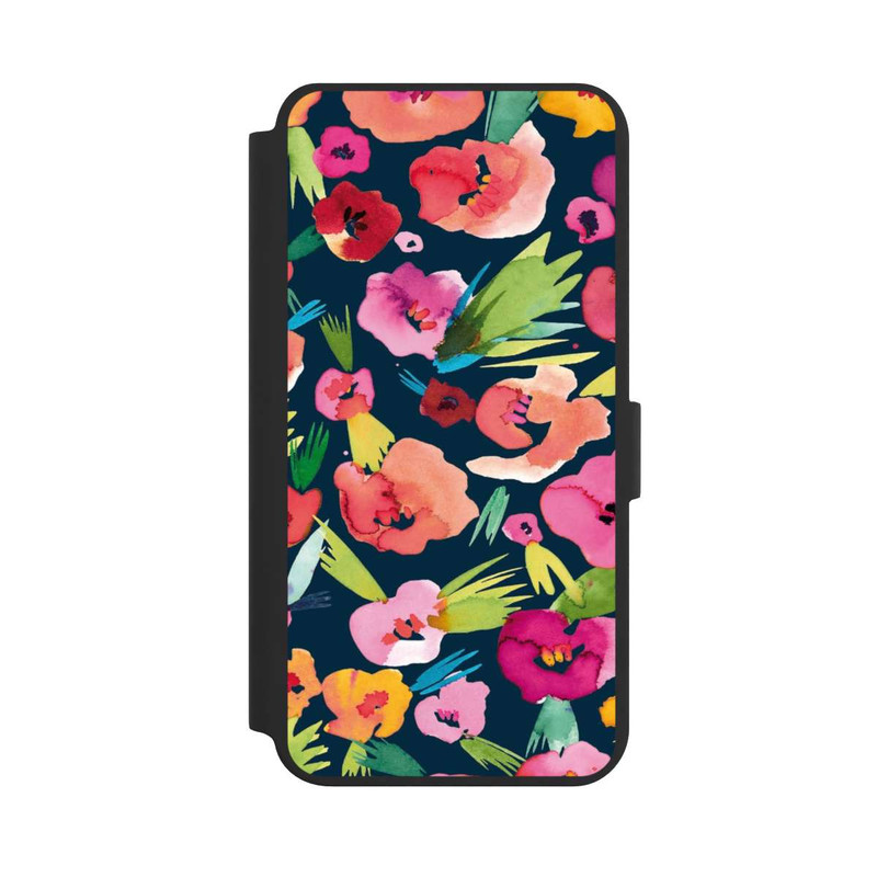 Galaxy S24 + NIVOflip Fleurs tropicales aquarelles