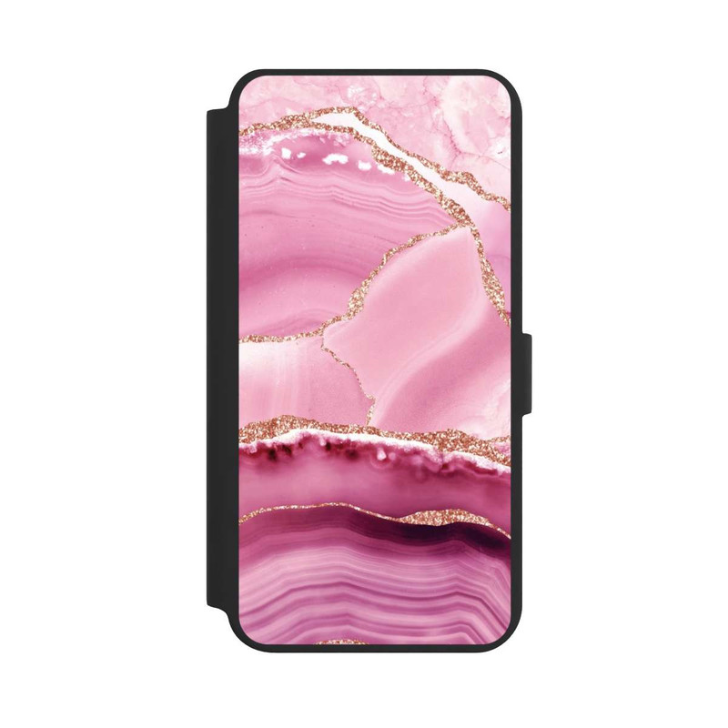 Galaxy S24 + NIVOflip Meerjungfrauen Pink Marmor