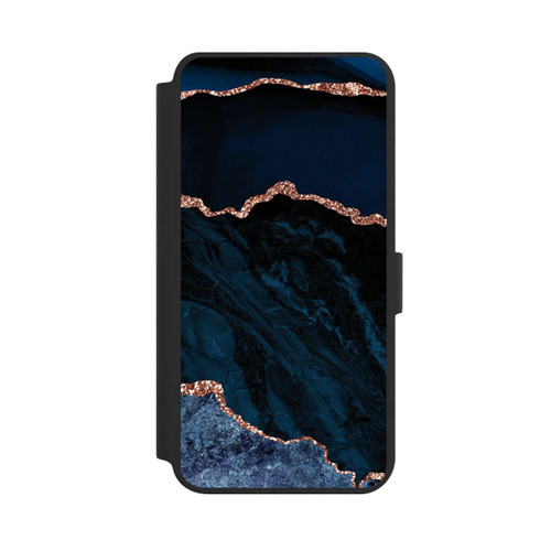 Samsung Galaxy S24+ NIVOflip Nacht Blau Marmor Landschaft