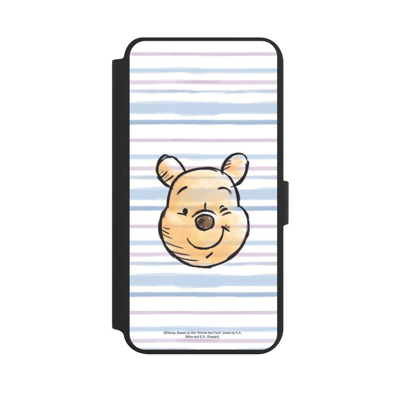 Galaxy S24 + NIVOflip Winnie Puuh auf Streifen