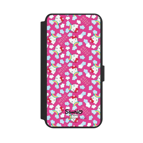 Samsung Galaxy S24+ NIVOflip Hello Kitty Regenbogenmuster