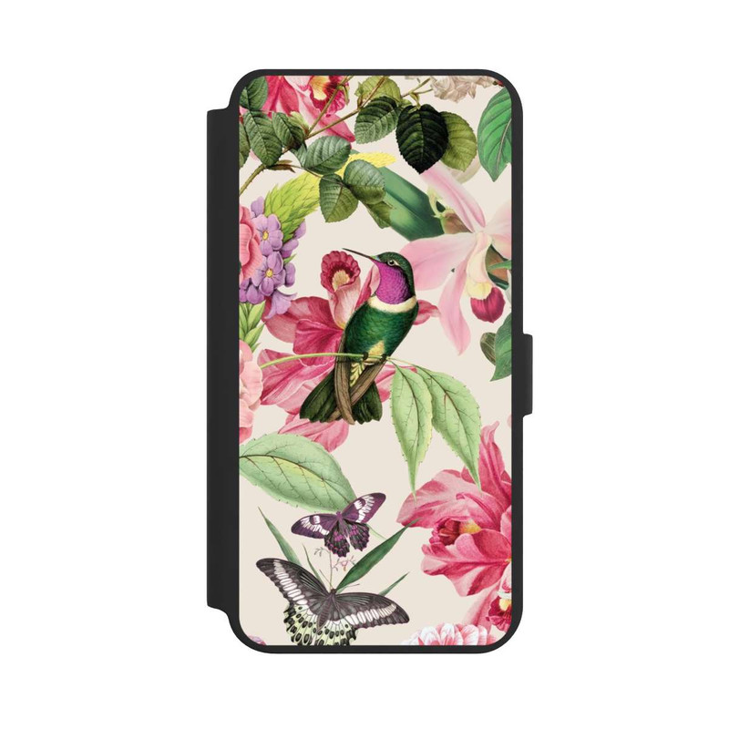 Galaxy S24 + NIVOflip Kolibris und Rosen Muster