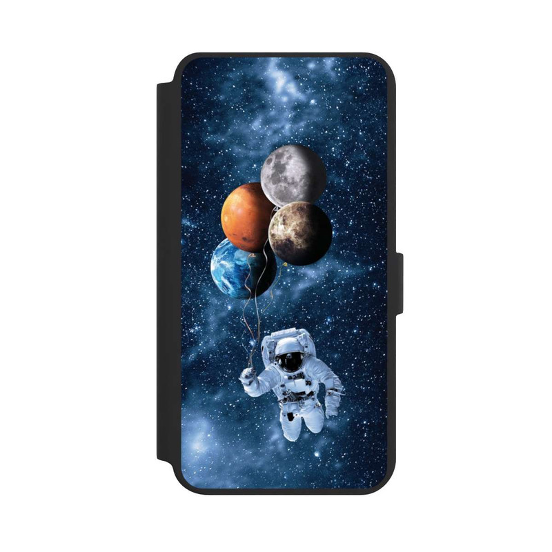 Galaxy S24 + NIVOflip Astronaut mit Planeten