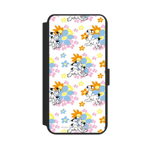 Samsung Galaxy S24+ NIVOflip Idéfix sur fleurs colorées