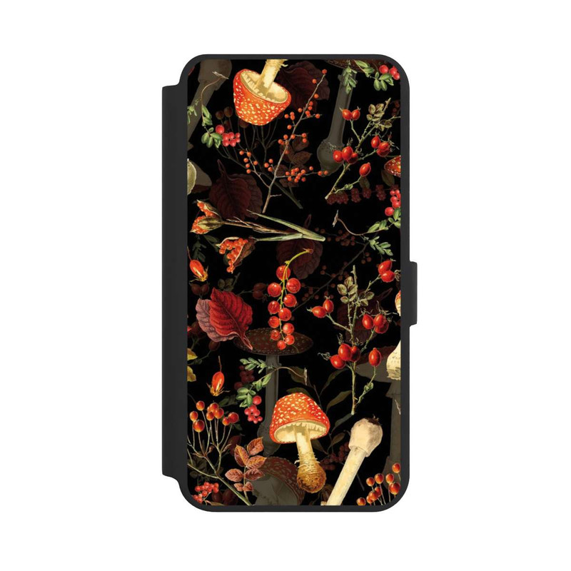 Galaxy S24 + NIVOflip Pilzmuster Schwarz
