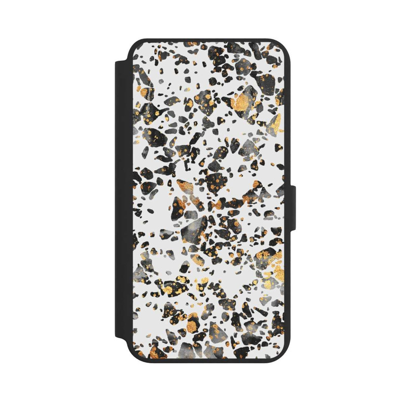 Galaxy S24 + NIVOflip Gold Speckled Terrazzo