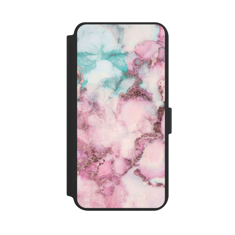 Galaxy S24 + NIVOflip Encre tourbillonnante rose
