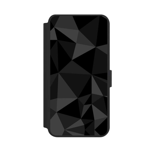 Samsung Galaxy S24+ NIVOflip Polygon Pattern Black