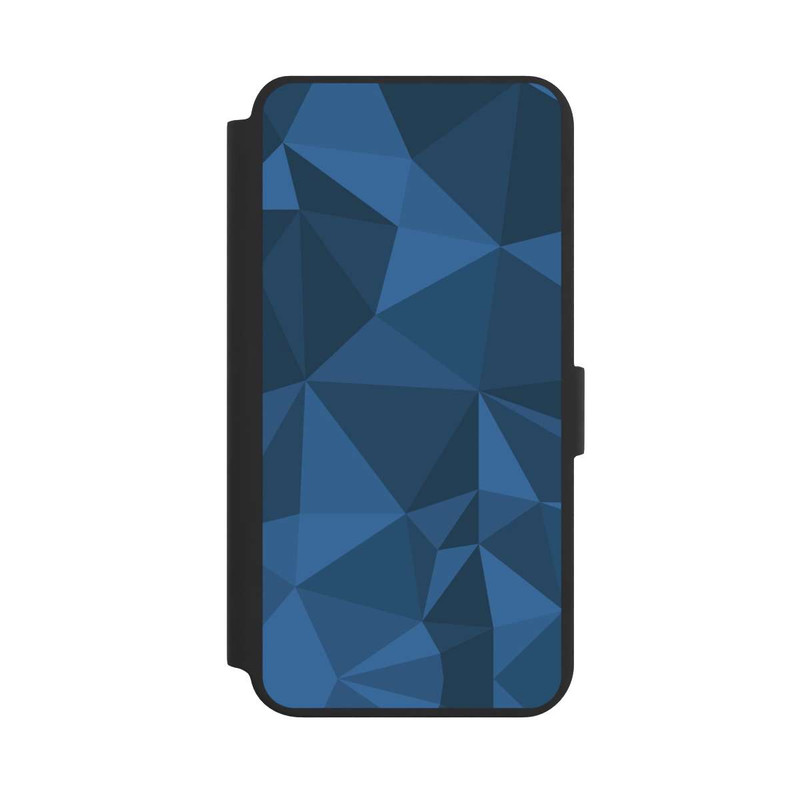 Galaxy S24 + NIVOflip Polygon Pattern Blue