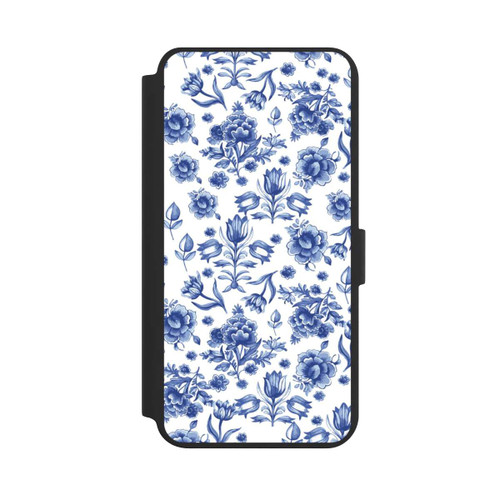 Samsung Galaxy S24+ NIVOflip Blaues Blumenmuster