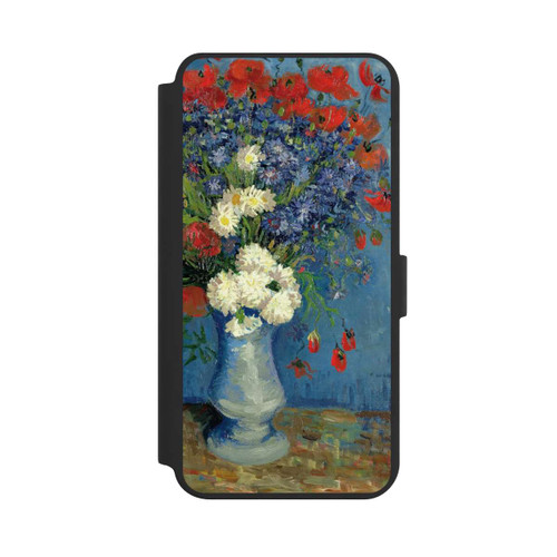 Samsung Galaxy S24+ NIVOflip Stillleben Vase mit Kornblumen und Mohnblumen von Vincent Van Gogh