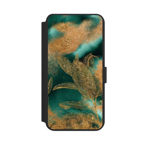 Samsung Galaxy S24+ NIVOflip Gold und Grün Natur