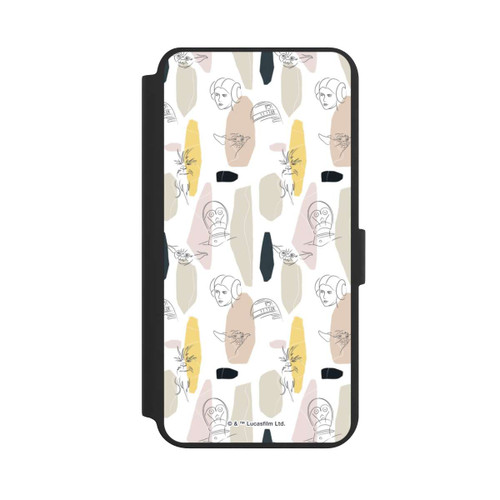 Samsung Galaxy S24+ NIVOflip Helle Seite Line Art