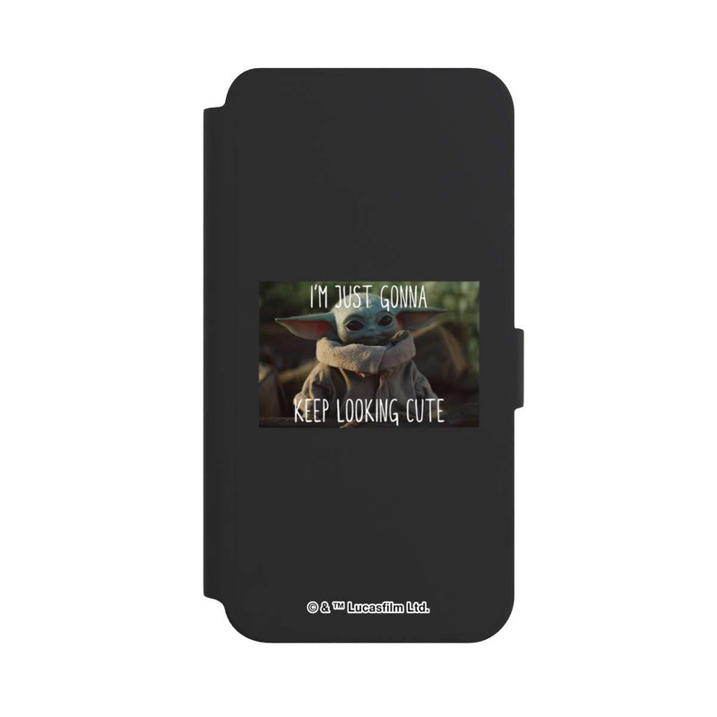 Galaxy S24 + NIVOflip Star Wars The Child Cute Transparent