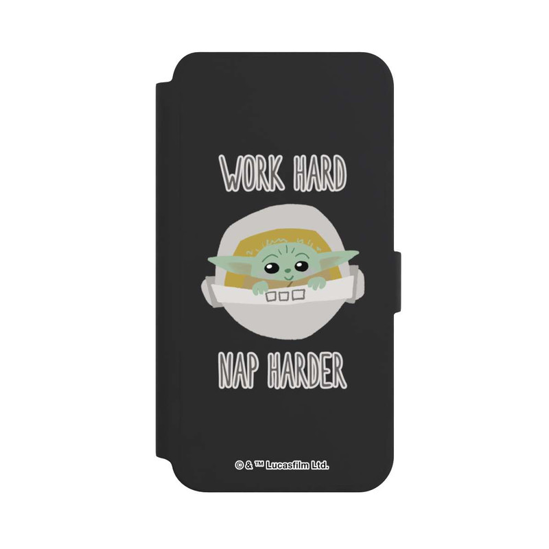 Galaxy S24 + NIVOflip The Child Work Hard Nap Harder Transparent