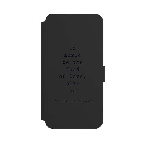 Samsung Galaxy S24+ NIVOflip Shakespeare Music Food Transparent