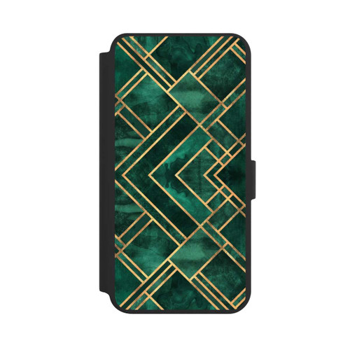 Samsung Galaxy S24+ NIVOflip Grüne Blöcke