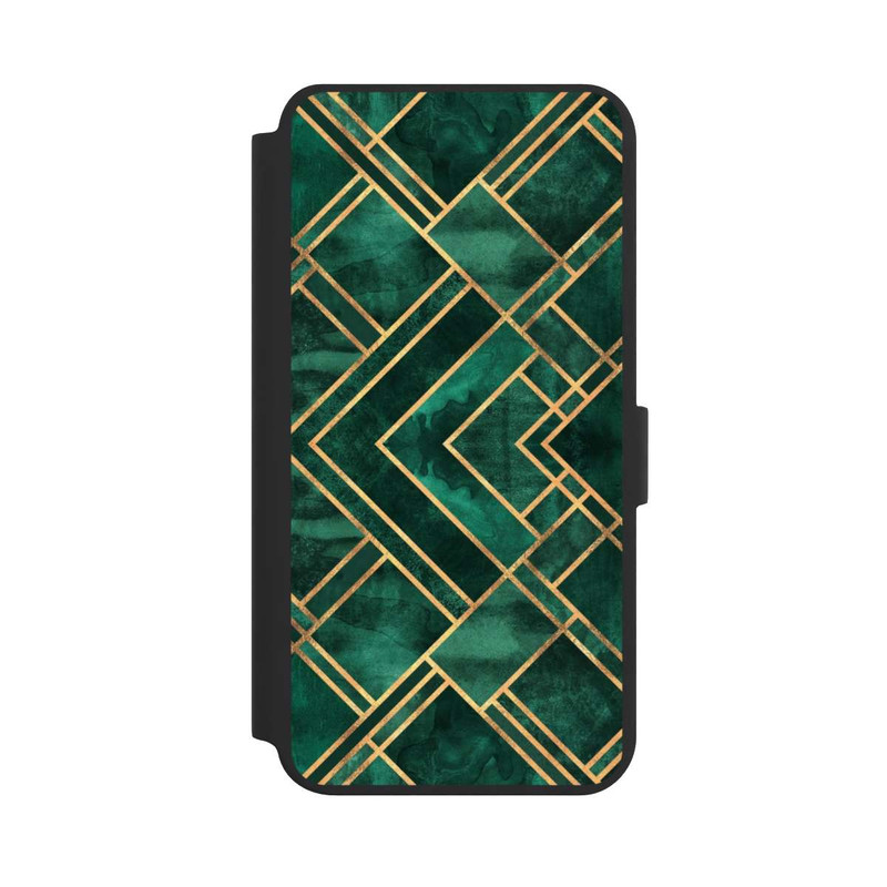 Galaxy S24 + NIVOflip Grüne Blöcke