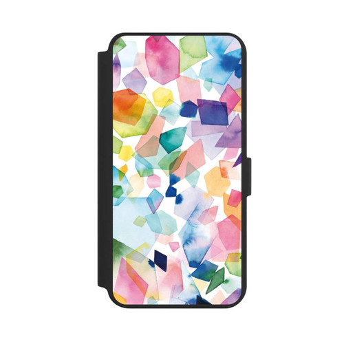 Samsung Galaxy S24+ NIVOflip Colorful Watercolor Gems Diamonds