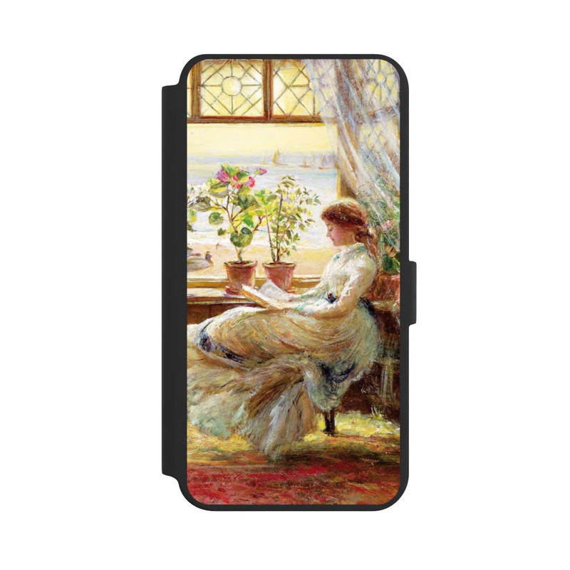 Galaxy S24 + NIVOflip Die Lesende - Charles James Lewis