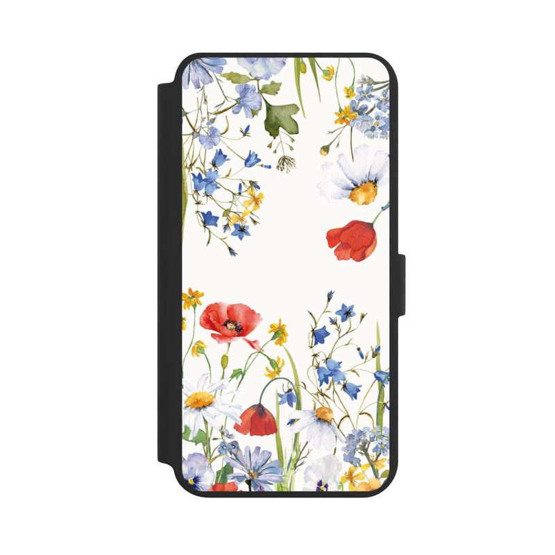 Galaxy S24 + NIVOflip Prairie de fleurs de pavot