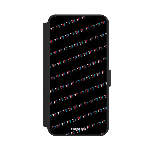 Samsung Galaxy S24+ NIVOflip Drei Fragezeichen Muster Schräg