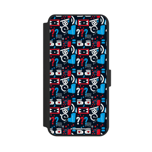 Samsung Galaxy S24+ NIVOflip Drei Fragezeichen Wildes Muster