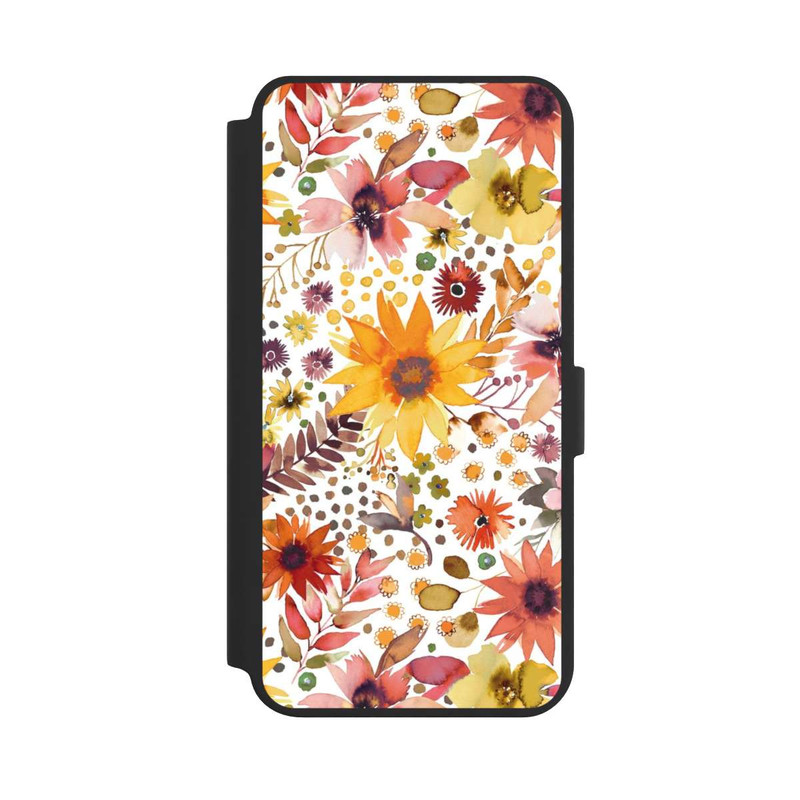 Galaxy S24 + NIVOflip Fleurs d'aquarelle florale