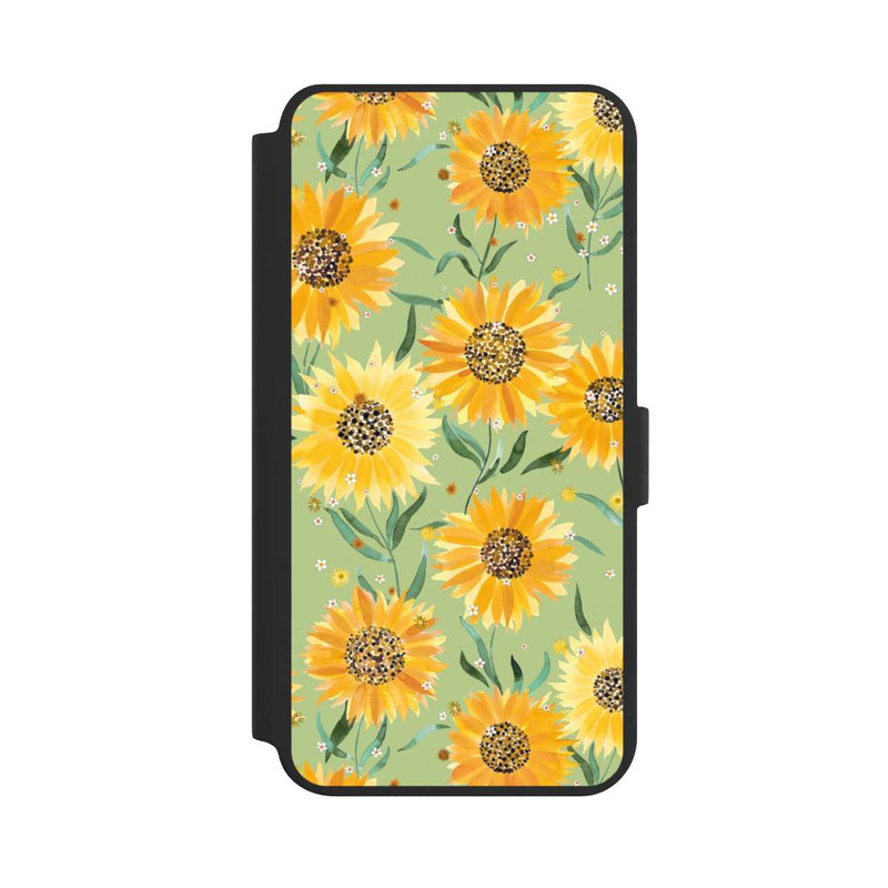 Galaxy S24 + NIVOflip Sunflowers Green