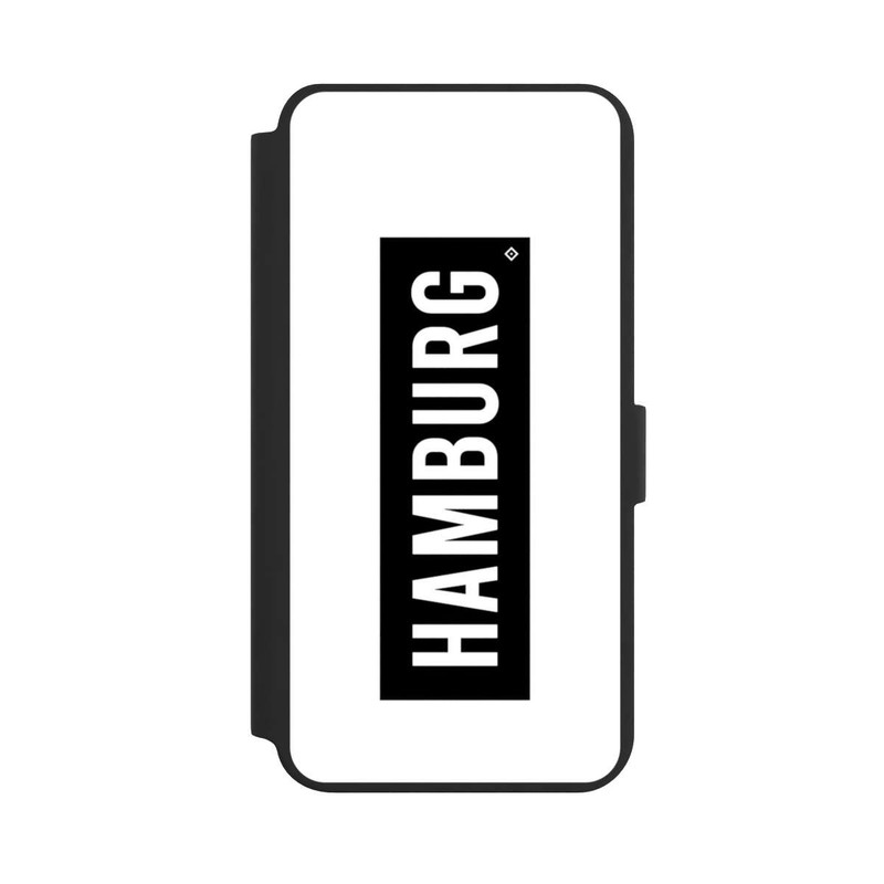 Galaxy S24 + NIVOflip HSV Hambourg noir et blanc