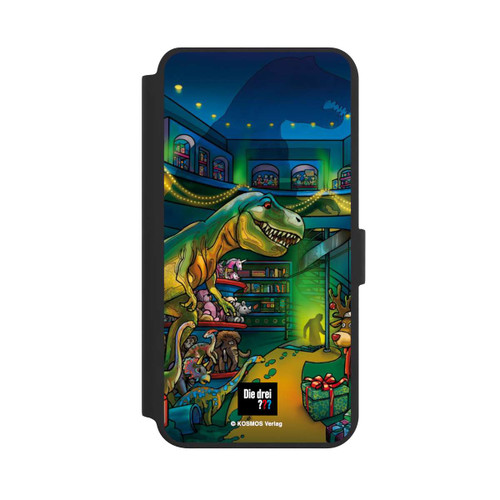 Samsung Galaxy S24+ NIVOflip Die Drei Fragezeichen Dino