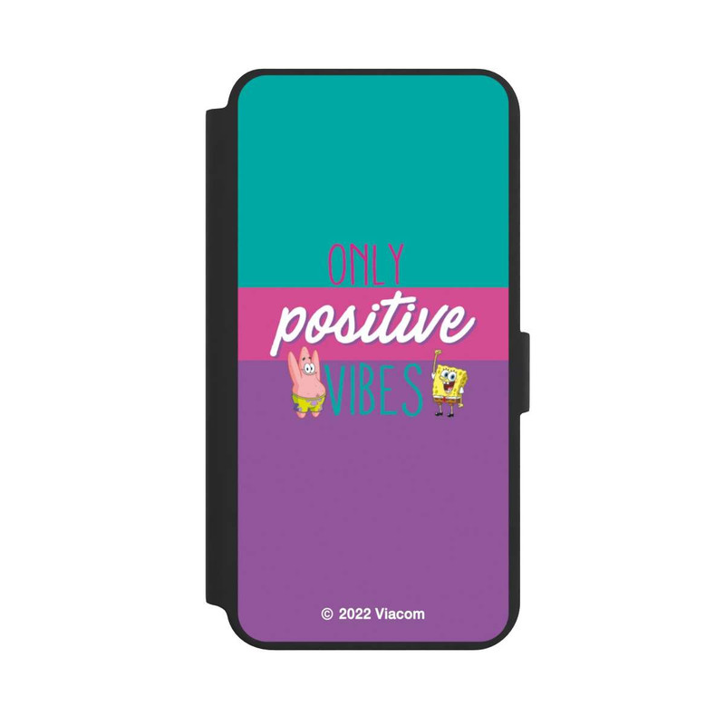 Galaxy S24 + NIVOflip  Spongebob - Only Positive Vibes