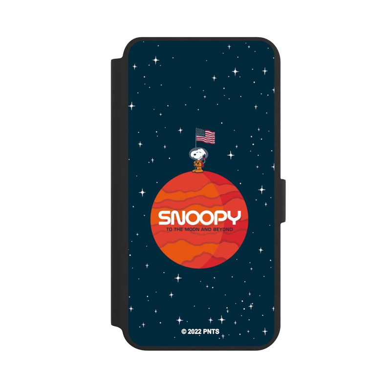 Galaxy S24 + NIVOflip Snoopy Weltraumreisender Orange