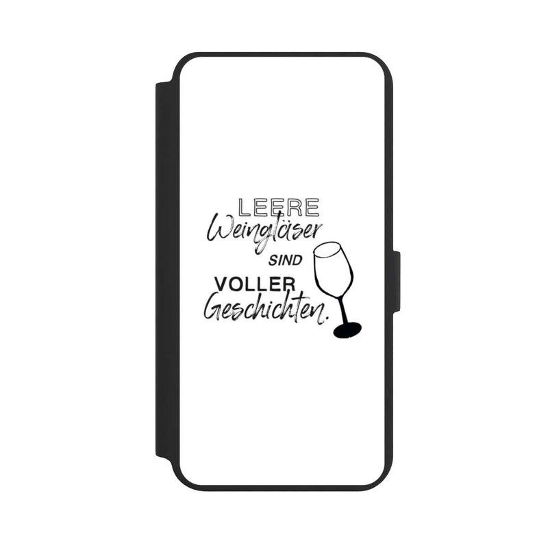 Galaxy S24 + NIVOflip Leere Weingläser