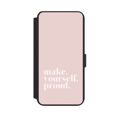 Samsung Galaxy S24+ NIVOflip Make Yourself Proud Zitat - Altrosa