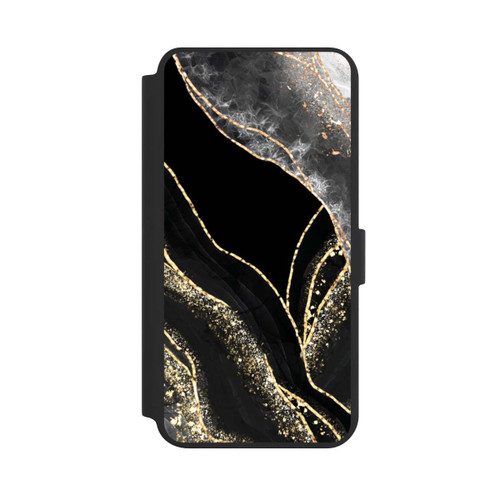 Samsung Galaxy S24+ NIVOflip Dark Marble Gold