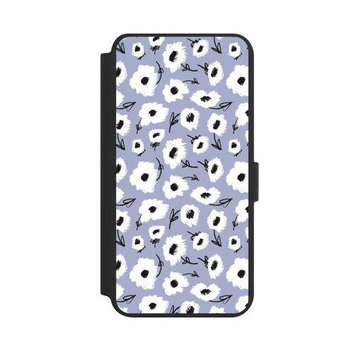 Samsung Galaxy S24+ NIVOflip Pattern Fleurs Lilas