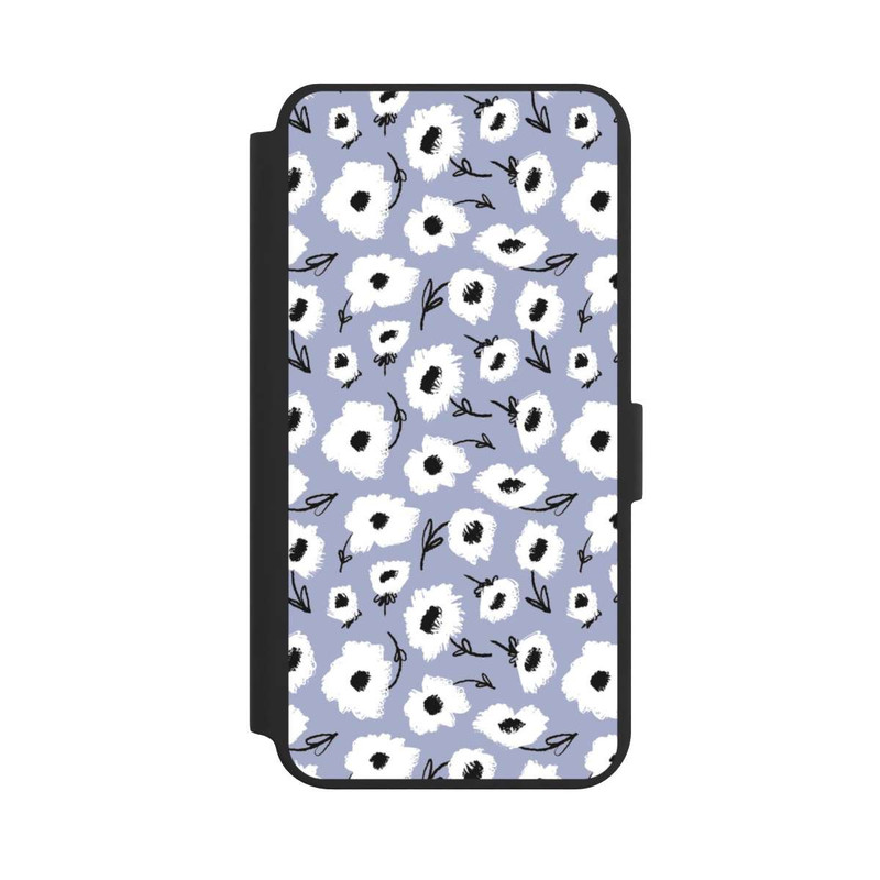 Galaxy S24 + NIVOflip Pattern Fleurs Lilas