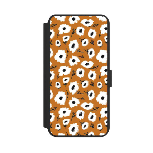 Samsung Galaxy S24+ NIVOflip Pattern Fleurs Ocres