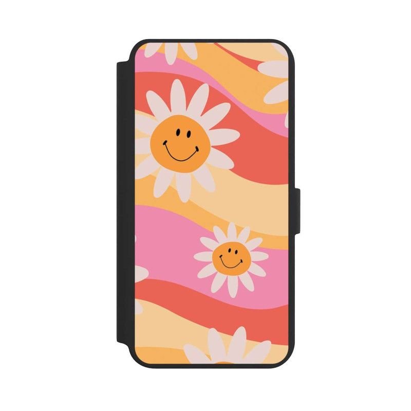 Galaxy S24 + NIVOflip Retro Smiles Orange Colorful