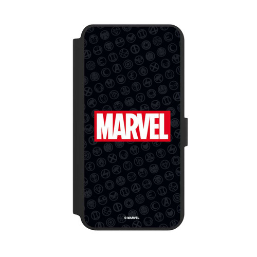 Samsung Galaxy S24+ NIVOflip Marvel Logo Black Red 