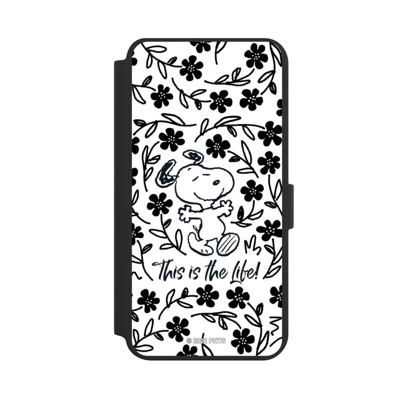 Galaxy S24 + NIVOflip Snoopy Black and White This Is The Life
