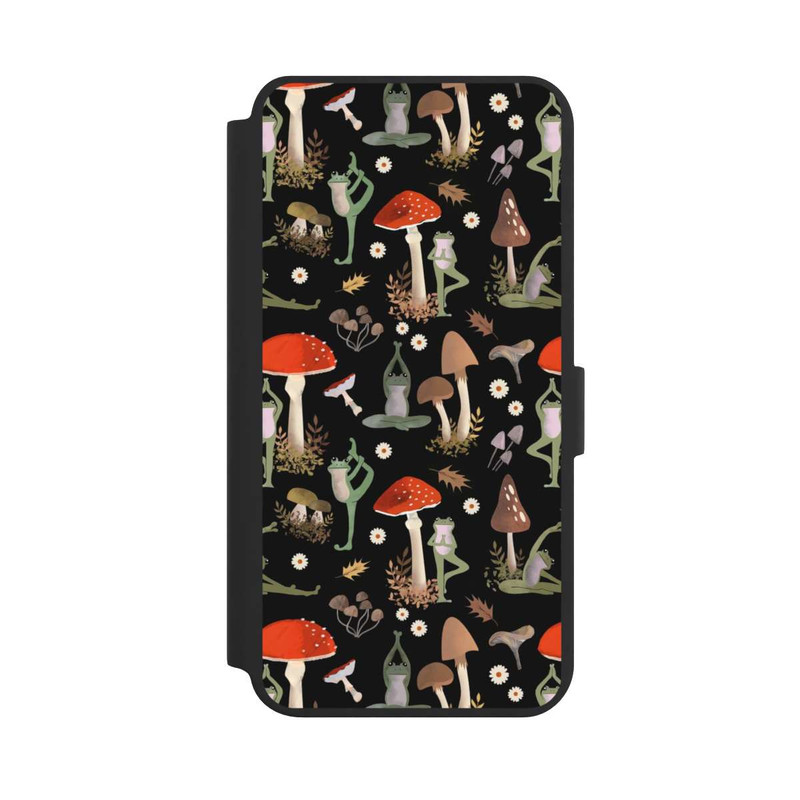 Galaxy S24 + NIVOflip Grenouilles Yoga & Champignons