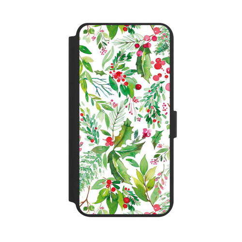 Samsung Galaxy S24+ NIVOflip Christmas Holly Holiday Nature