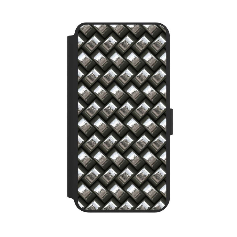 Galaxy S24 + NIVOflip Glamour Silver Metal