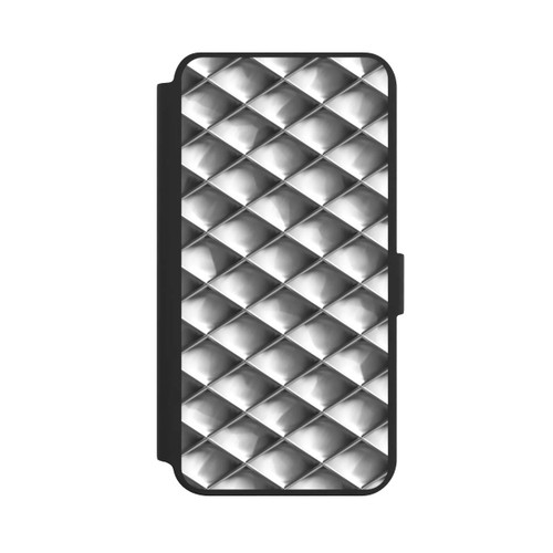 Samsung Galaxy S24+ NIVOflip Glamour Silver Squares