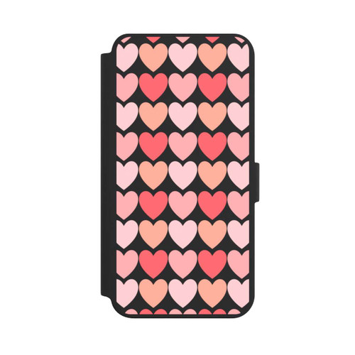 Samsung Galaxy S24+ NIVOflip Coeurs d'ombres roses