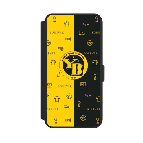 Samsung Galaxy S24+ NIVOflip BSC YB Jaune Noir Motif