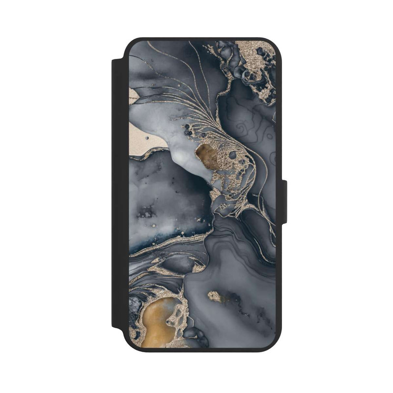 Galaxy S24 + NIVOflip Alcohol Ink Gold Grey