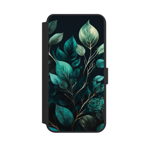 Samsung Galaxy S24+ NIVOflip Eukalyptus dunkler Hintergrund